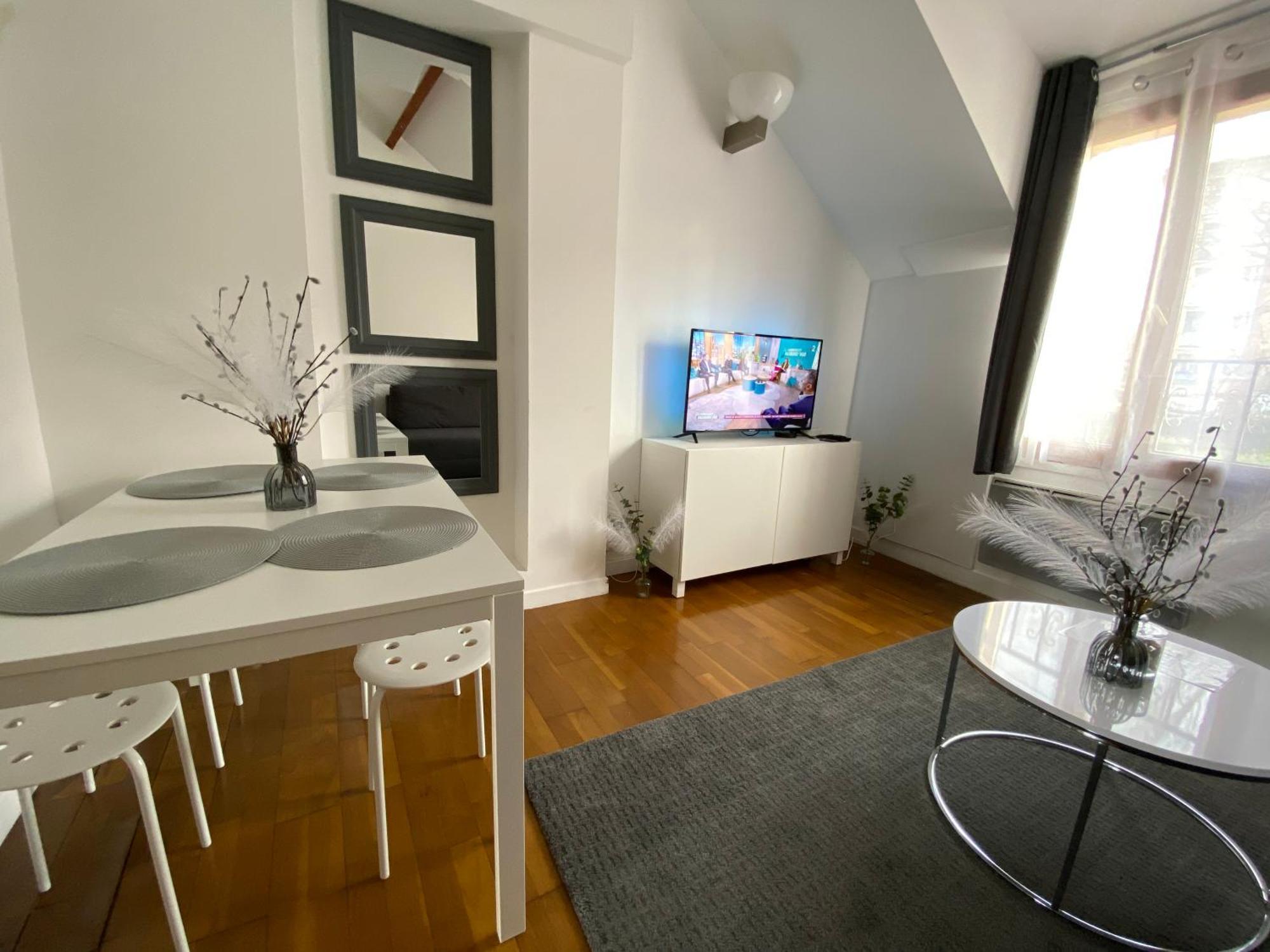 Apartamento Duplex Minimaliste - 30 Min De Paris Saint-Ouen-l'Aumone Exterior foto